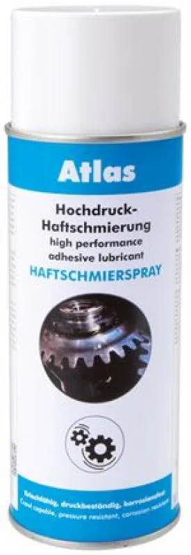 Eine 400 ml Spraydose des ATLAS Hochleistungs-Haftschmiersprays